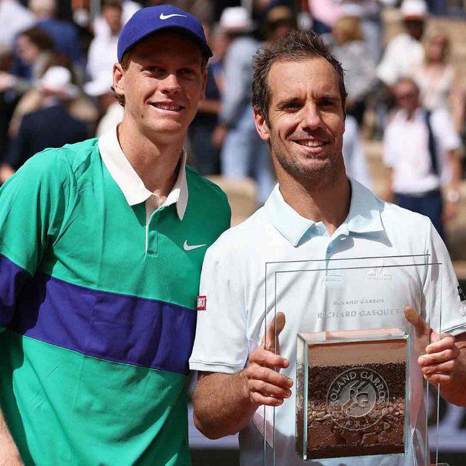 $!Sinner despide en su último partido a Gasquet en Roland Garros