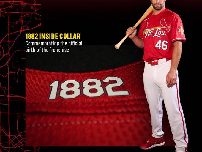 Uniformes City Connect de Cardenales expresan su orgullo por ‘The Lou’