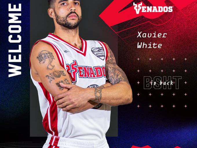 Venados Basketball anuncia la llegada de Xavier White a su plantilla