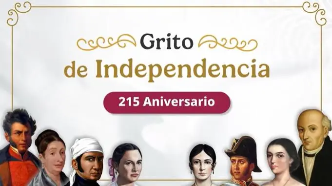 La Presidenta de México Claudia Sheinbaum Pardo encabeza el Grito de Independencia.