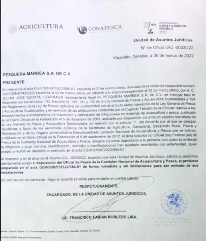 $!Arrestan en Mazatlán, en supuesto intento de extorsión, a ex alto mando de Conapesca