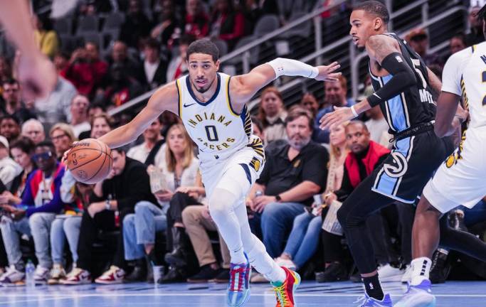 Tyrese Haliburton fue el líder anotador de los Pacers sobre los Hawks.