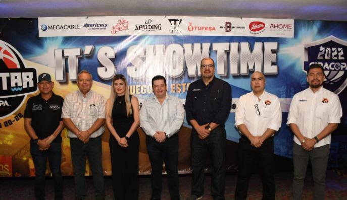 Autoridades del Cibacopa, de Pioneros de Los Mochis y del Municipio de Ahome, estuvieron en el anuncio del Juego de Estrellas 2022.