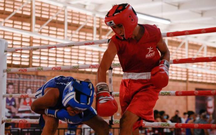 El Gimnasio de Boxeo del Centro de Alto Rendimiento Deportivo fue la sede de los buenos combates.