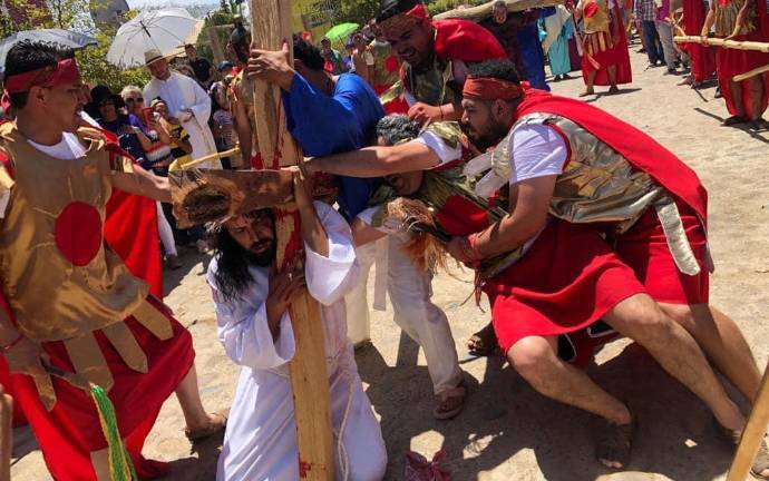 El Viacrucis Malpica es de los más destacados en el sur del estado.