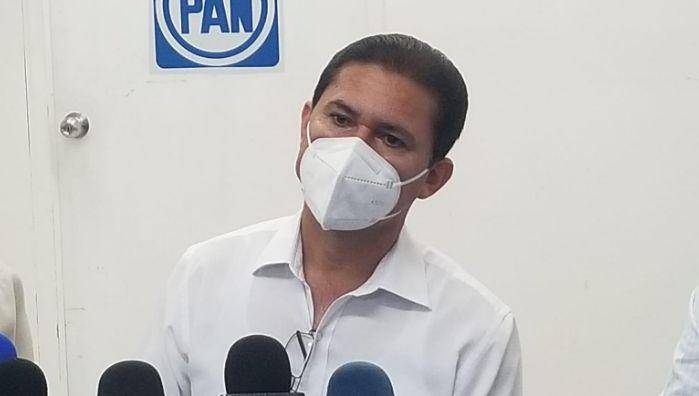 El presidente del Comité Directivo Estatal del Partido Acción Nacional, Juan Carlos Estrada Vega.