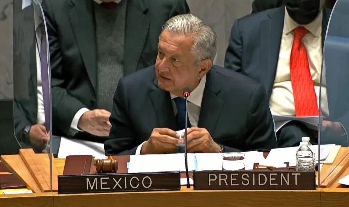 AMLO reprocha a la ONU ‘letargo y rutina’ y propone plan global de bienestar
