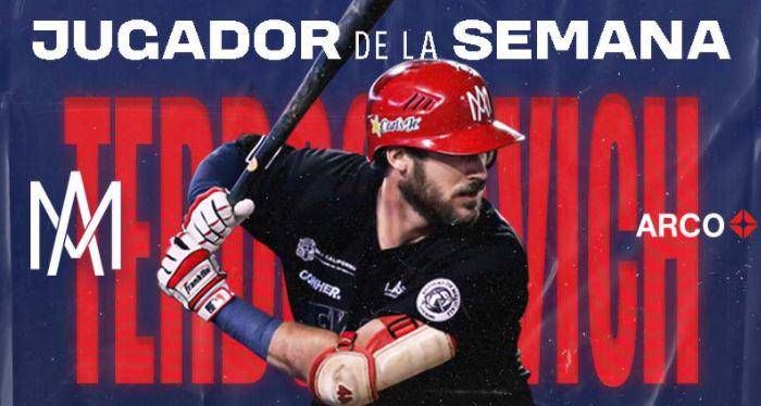 Joey Terdoslavich se ganó el reconocimiento como el Jugador de la Semana 7.