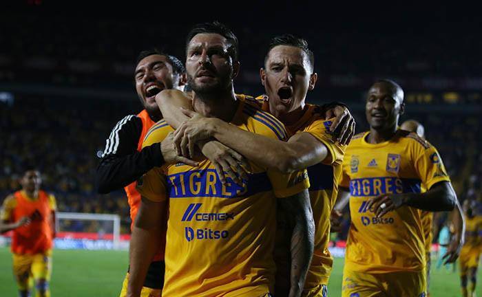 André-Pierre Gignac marca ambos goles por Tigres.