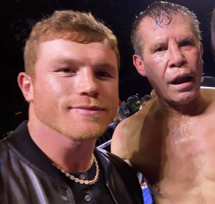 $!‘Es el mejor peleador mexicano’: Julio César Chávez se rinde ante el Canelo