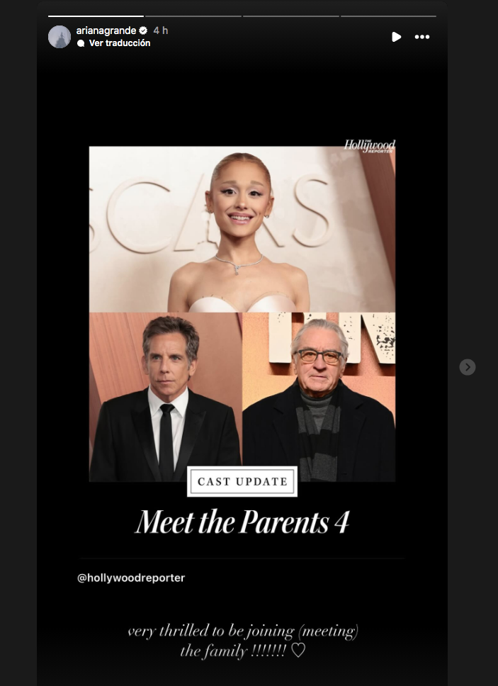 $!Actuará Ariana Grande en la cuarta entrega de ‘Los Fockers’
