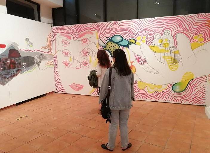 Inauguran instalación in situ en la galería Antonio López Sáenz