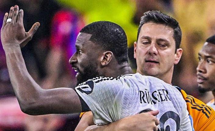 Antonio Rüdiger fue suspendido seis encuentros tras ser expulsado en la final de la Copa del Rey.
