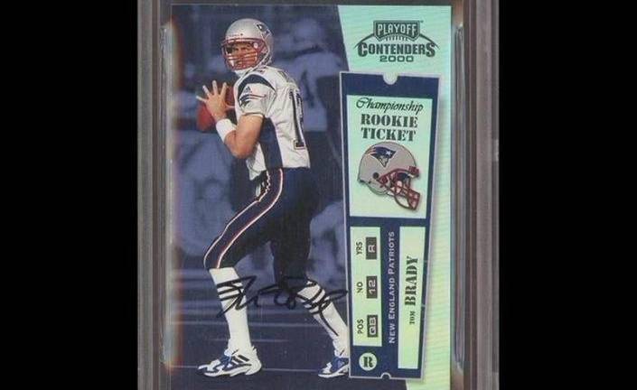 El cromo de Tom Brady.