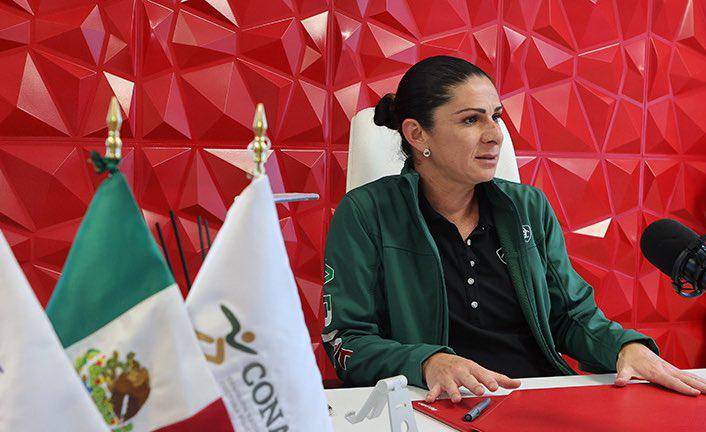 Ana Guevara, titular de la Conade.