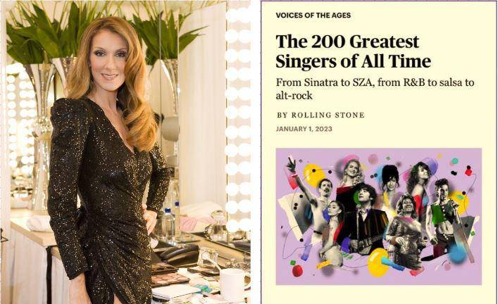 La cantante es excluida de la lista de los mejores cantantes de todos los tiempos