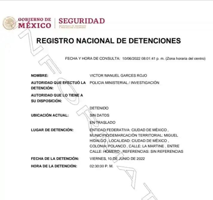 $!Detienen a Víctor ‘N’, ex director jurídico de Cooperativa La Cruz Azul, y lo trasladan al Reclusorio Norte