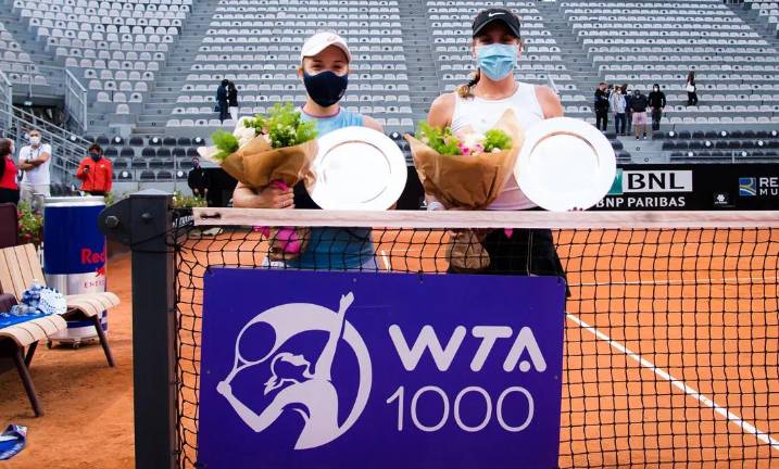 Giuliana Olmos y Sharon Fichman se coronan en el Masters 1000 de Roma.