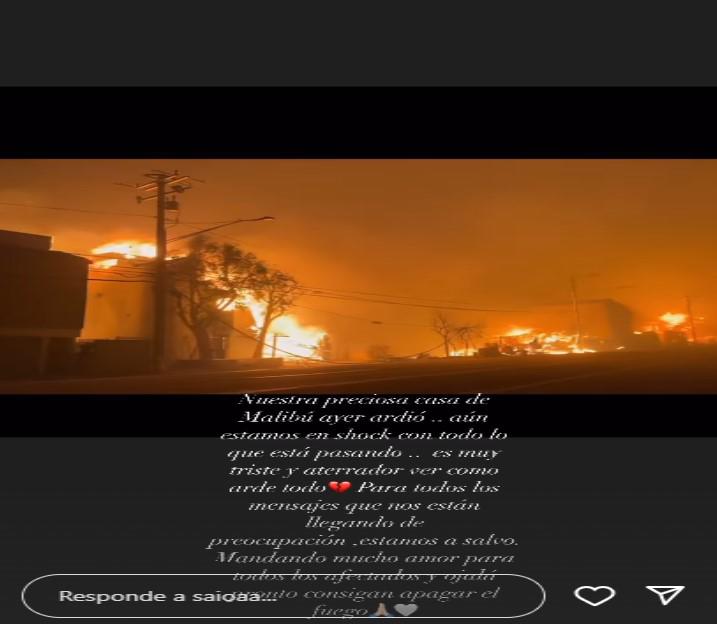 $!Carlos Vela pierde su casa en Malibú por los incendios en California