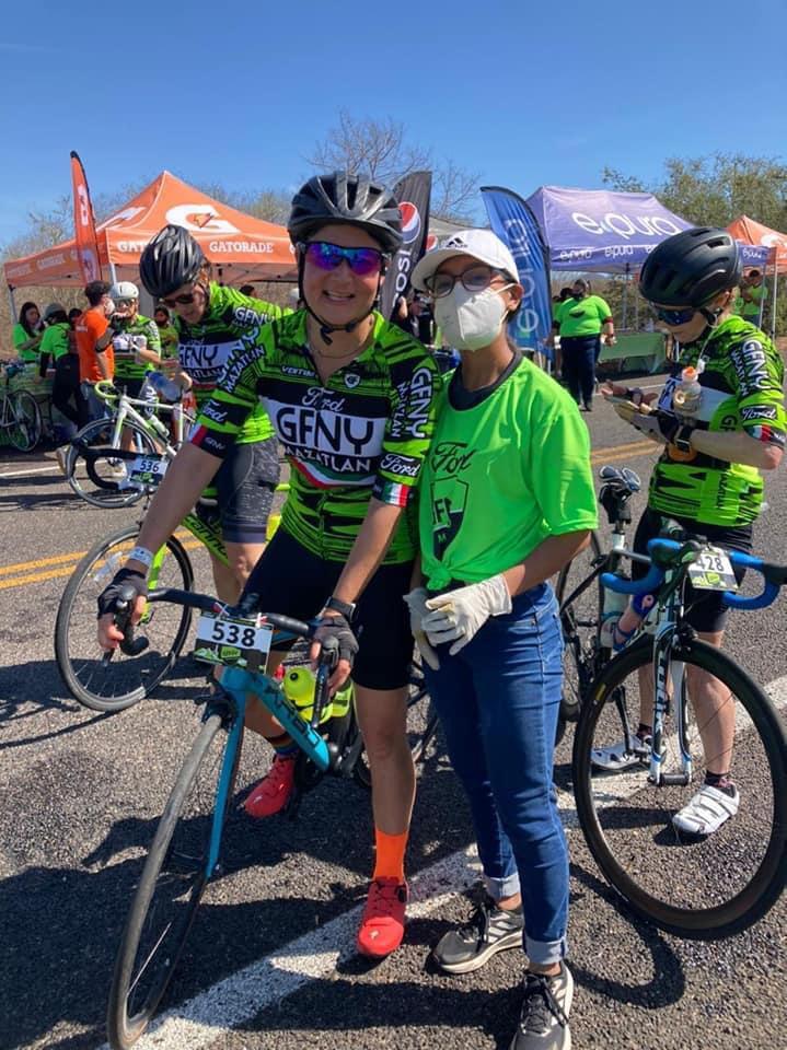 $!La ex golfista internacional, Lorena Ochoa, fue parte de las participantes del Gran Fondo de Nueva York.
