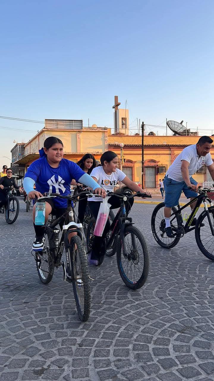 $!Dirección de Deportes de Rosario realiza rodada con causa