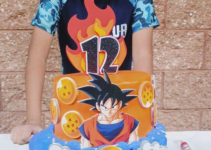 Llega ‘Dragón Ball Z’ a la fiesta de Brayan