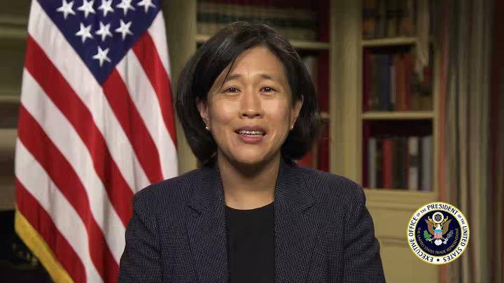 Katherine Tai, titular de la Oficina de la Representante Comercial de Estados Unidos