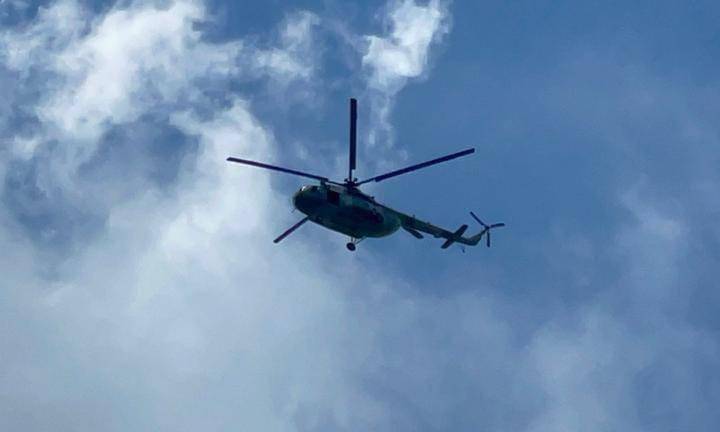 Las Fuerzas Federales sobrevolaron en un helicóptero por el poblado ya mencionado y también desplegaron unidades terrestres.