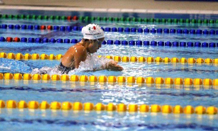 Melissa Rodríguez realizó un tiempo de 1:08.76 minutos.