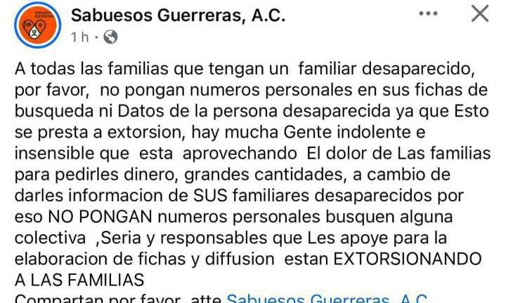 La Comisión Estatal de Búsqueda ha reportado 65 personas privadas de la vida. Mientras que colectivos de búsqueda contabilizan 75.