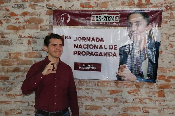 Alonso Ramírez deja el Instituto de Cultura Culiacán para ser promotor de Claudia Sheinbaum