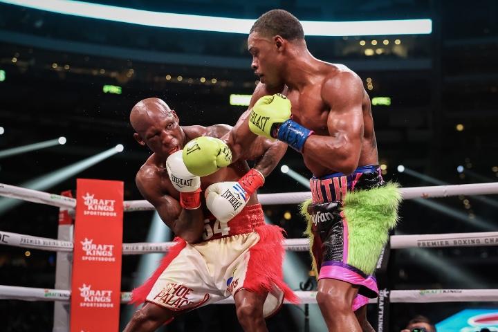 $!Errol Spence Jr. obtiene su tercer cetro Welter tras vencer a Yordenis Ugás