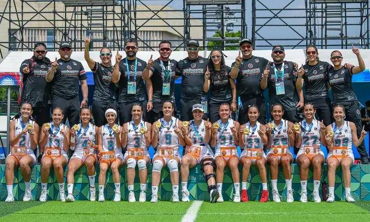 México es bicampeón de flag football.