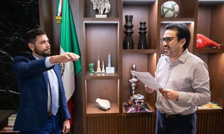 Tras la renovación, así es como luce el despacho del Alcalde de Culiacán, Juan de Dios Gámez.