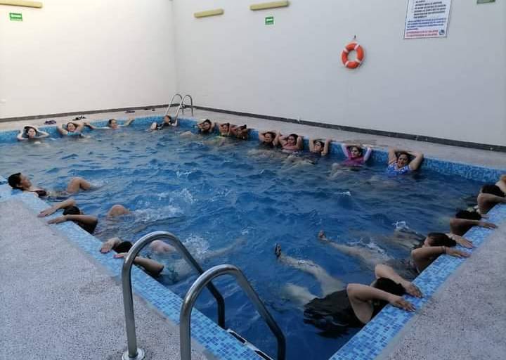 Promueven salud con clase Aquafitness, en Mazatlán