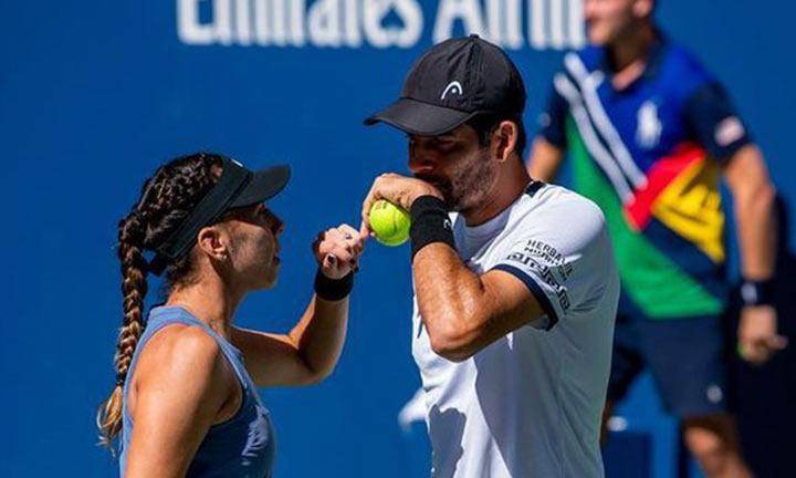 Giuliana Olmos y Marcelo Arévalo vieron truncadas sus aspiraciones por mantenerse en competencia en dobles mixtos del Abierto de Australia.
