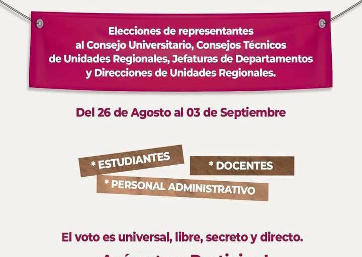 Convoca UAdeO a su comunidad a participar en la elección del nuevo Consejo Universitario