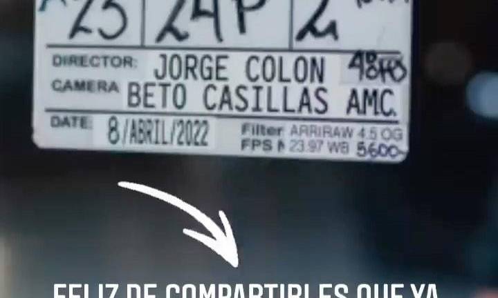 Inicia el rodaje