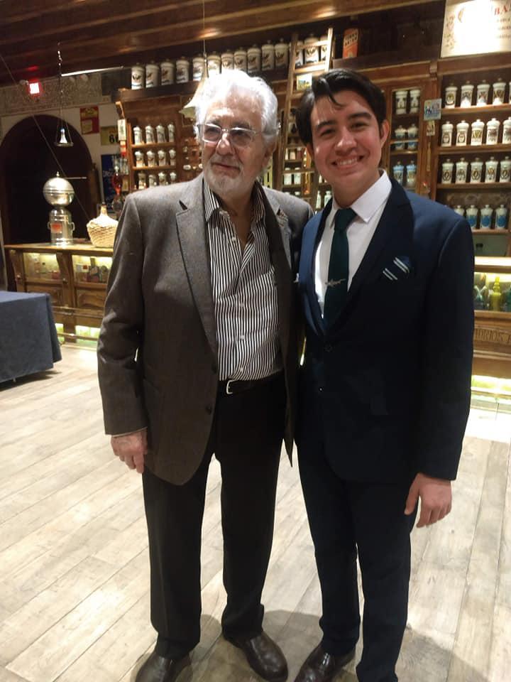 $!Con Plácido Domingo.