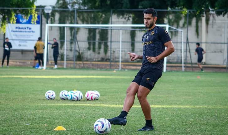 Daniel López y el resto de la plantilla de Dorados de Sinaloa tienen sed de revancha en la Liga de Expansión MX.
