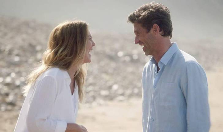 Escena entre Meredith y Derek.