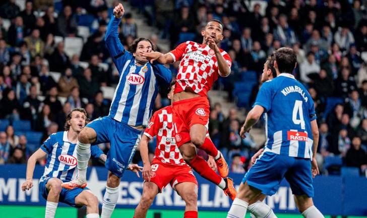 El Girona logró quedarse con un empate en suelo catalán.