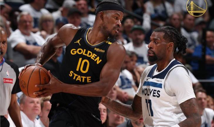 Jimmy Butler aportó 20 puntos para los Warriors, que jugaron más de medio encuentro sin el lesionado Stephen Curry.