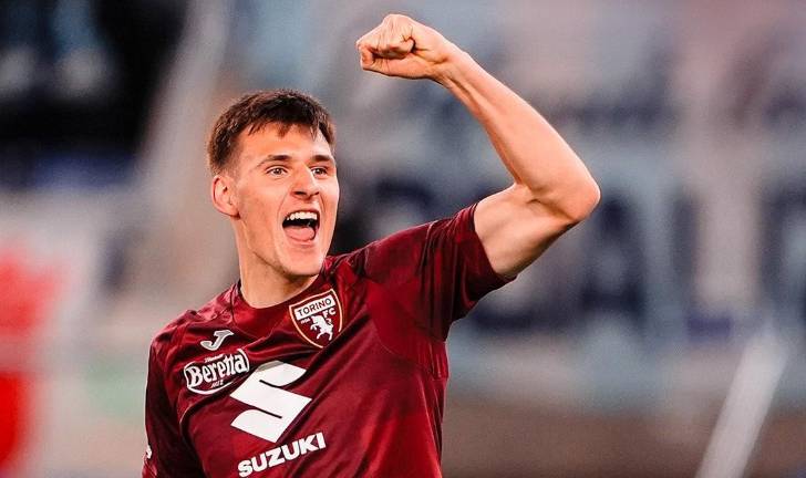 Gvidas Gineitis fue el autor del gol que le arrebató a la Lazio el triunfo y le dio el empate al Torino.