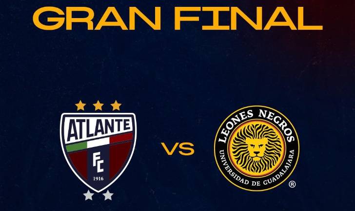Atlante y Leones Negros buscarán el trofeo de campeón del Clausura 2024.