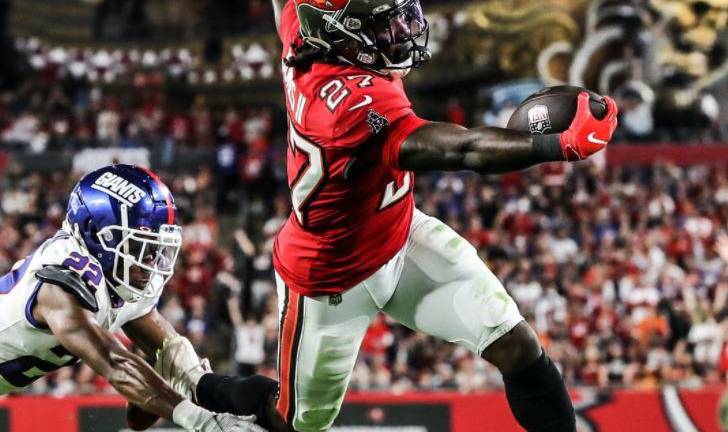 Los Buccaneers se afianzaron en la cima del Sur de la NFC.