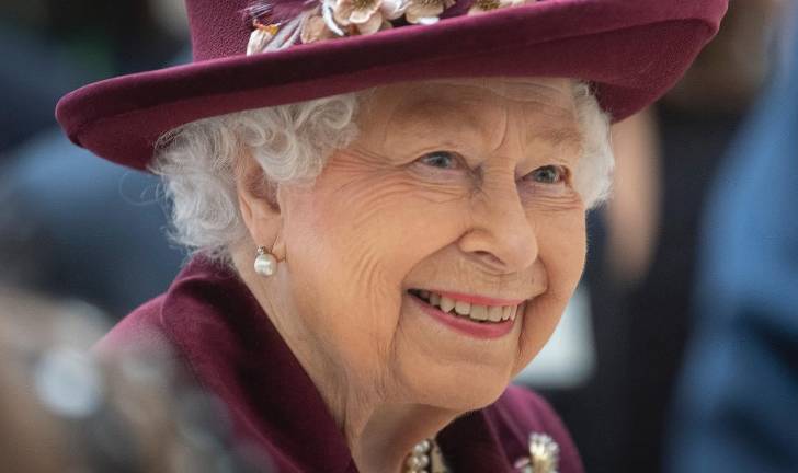 Reina Isabel II de Inglaterra.