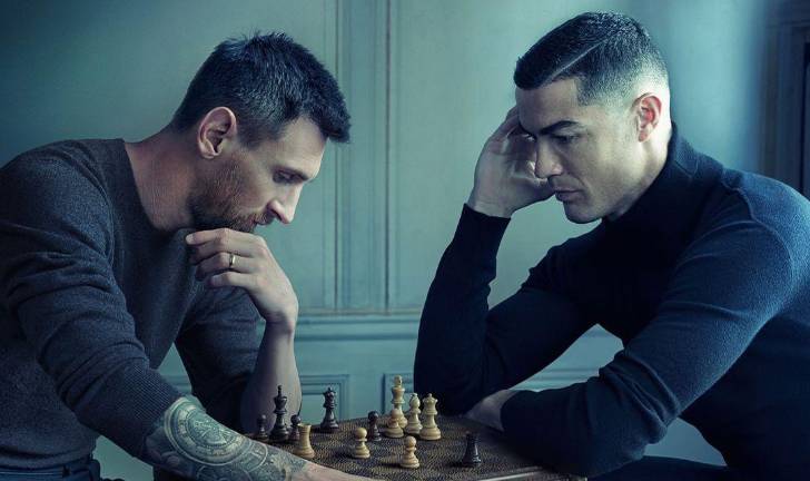 Lionel Messi y Cristiano Ronaldo, como nunca antes vistos.