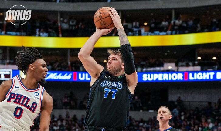 Luka Doncic logró su decimotercer triple doble.
