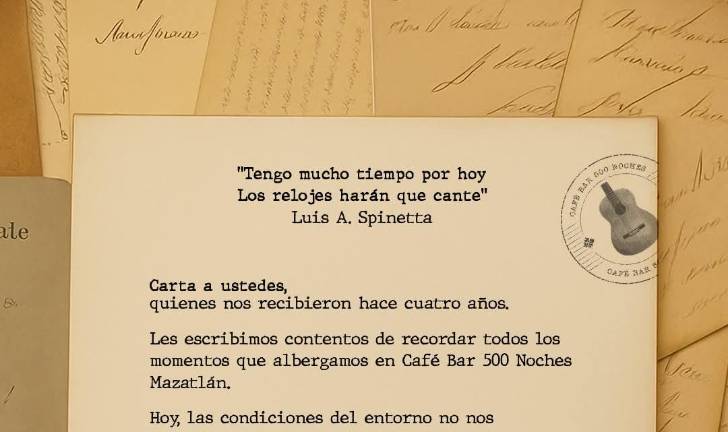 El anuncio lo publicaron en sus redes sociales.